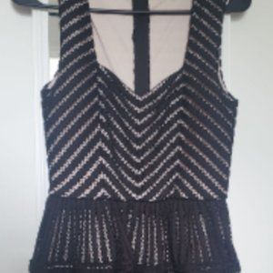 Black and Blush Dress